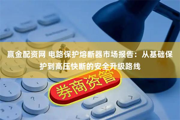 赢金配资网 电路保护熔断器市场报告:从基础保护到高压快断的安全升级路线